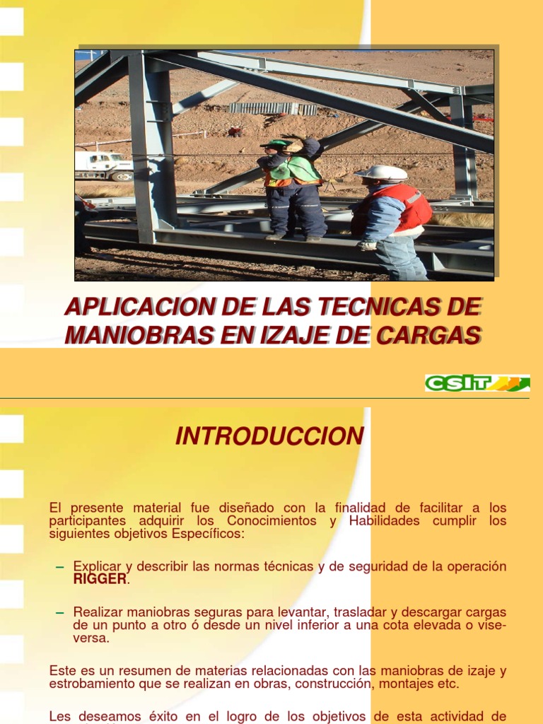 Curso Rigger Pdf Mano Acero