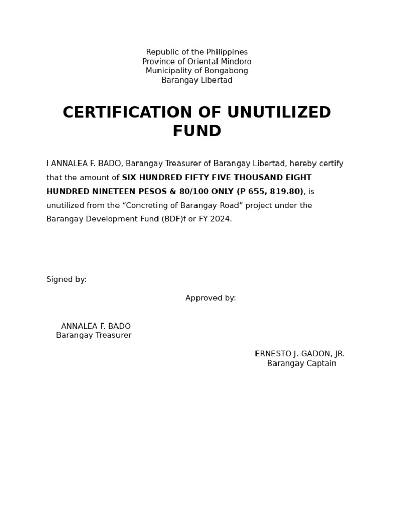 Certification | PDF