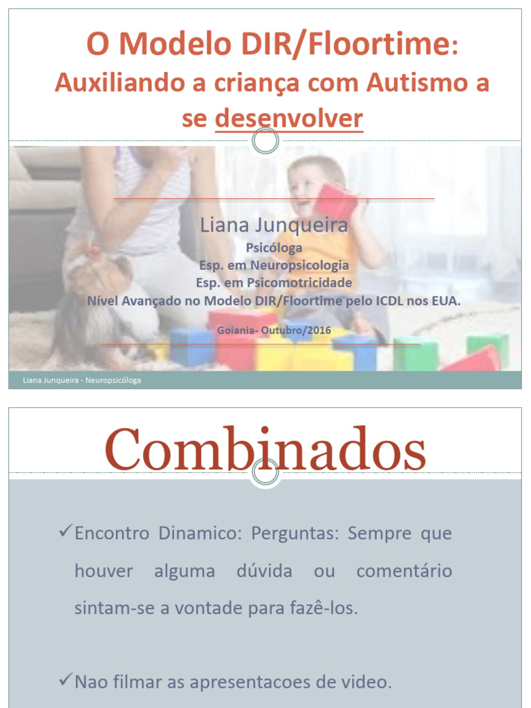 Modelo DIR Floortime - Auxiliando A Criança Com Autismo A Se ...