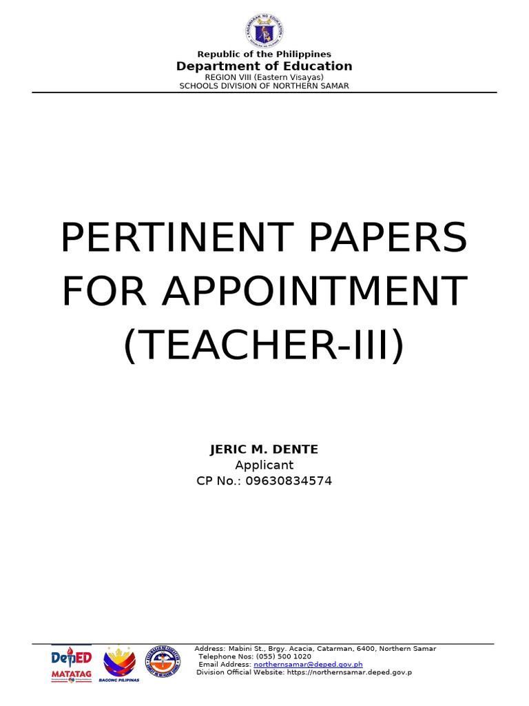 Pertinent Papers Cover | PDF