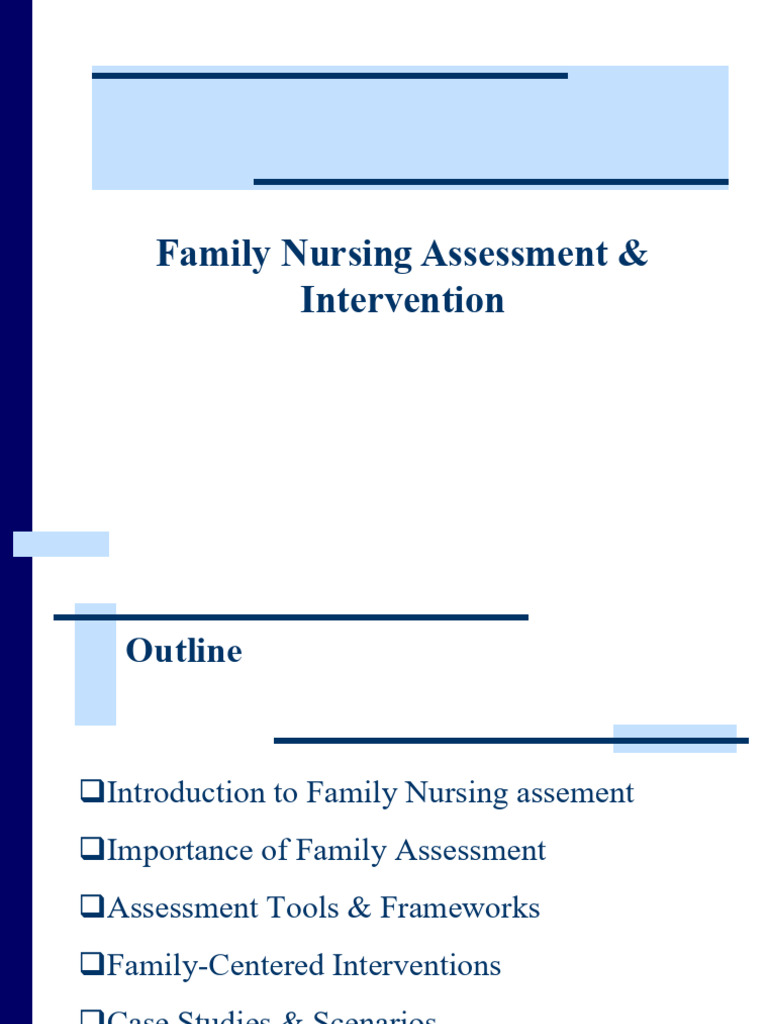 Family Nursing Assessment & Intervention 25 | PDF | Nursing | Family