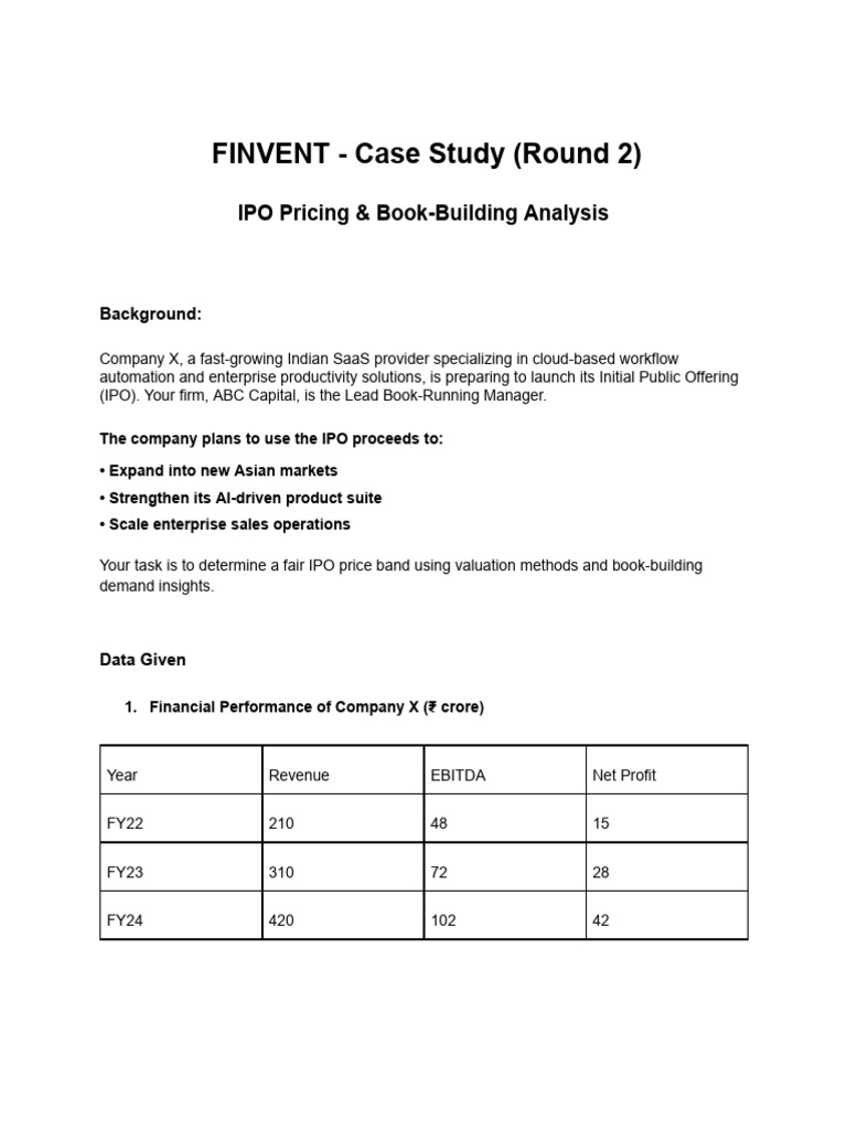 693c5994d8c19_FINVENT_-_Case_Study__Round_2___2_ (1) | PDF | Valuation ...