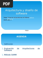 Evaluación de Arquitectura de Software Ver 1