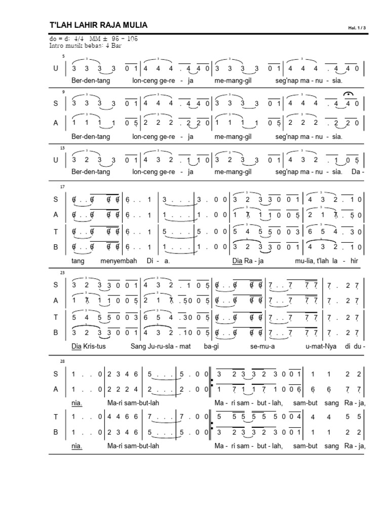 T'lah Lahir Raja Mulia | PDF