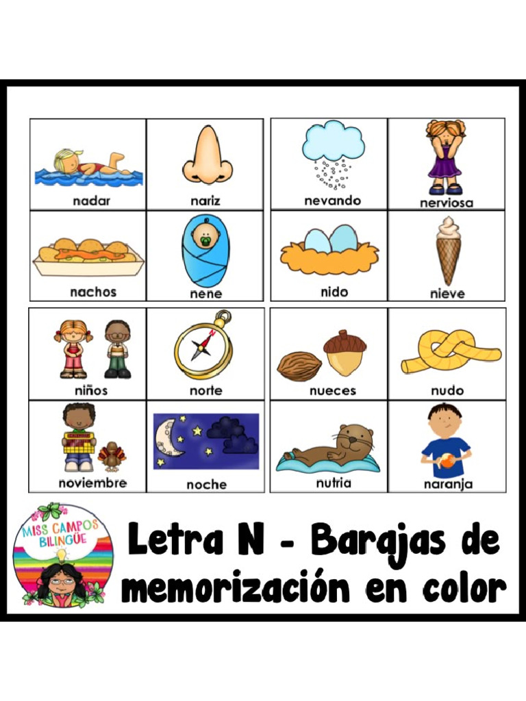 Palabras Con N 01 | PDF