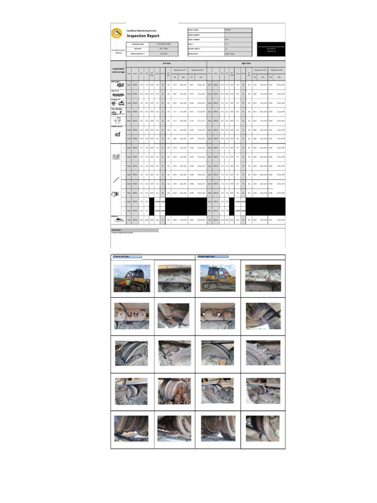 Cms Report d85 Ess (DZ 91) Berco | PDF