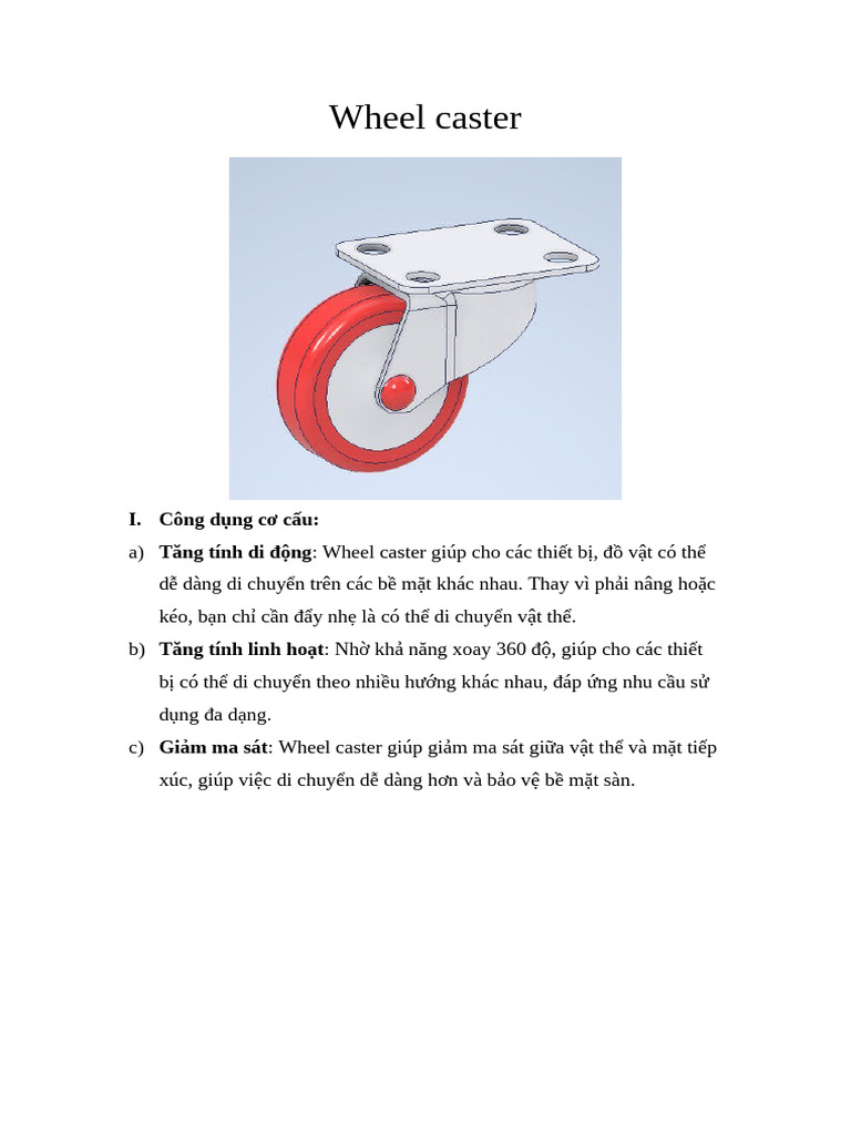 Wheel Caster | PDF