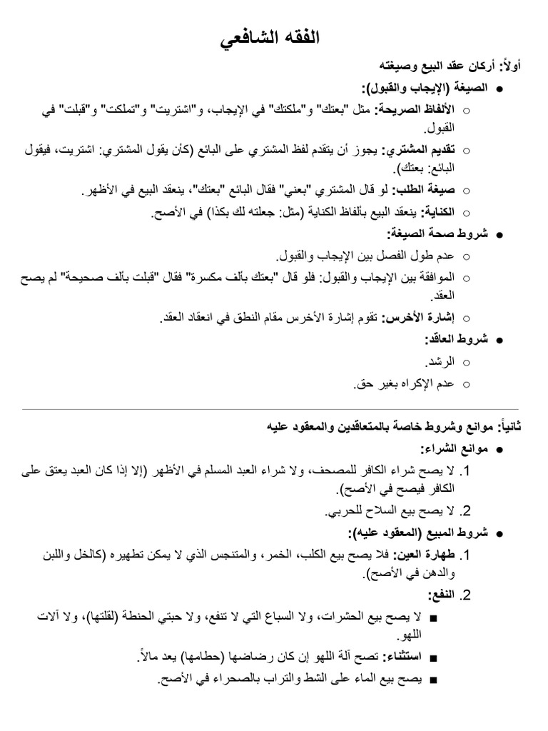 Fiqh 2nd Sem Notes | PDF