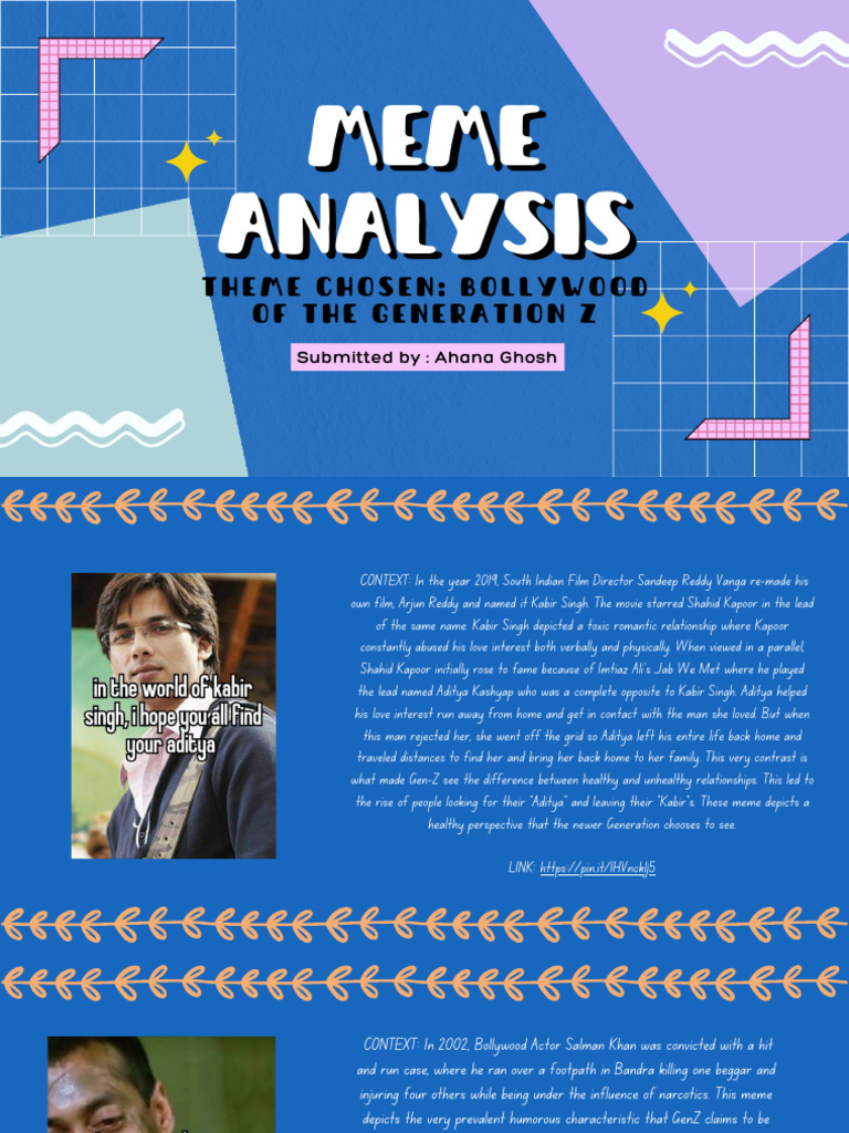 Meme Analysis Assignment | PDF | Cinema Of India