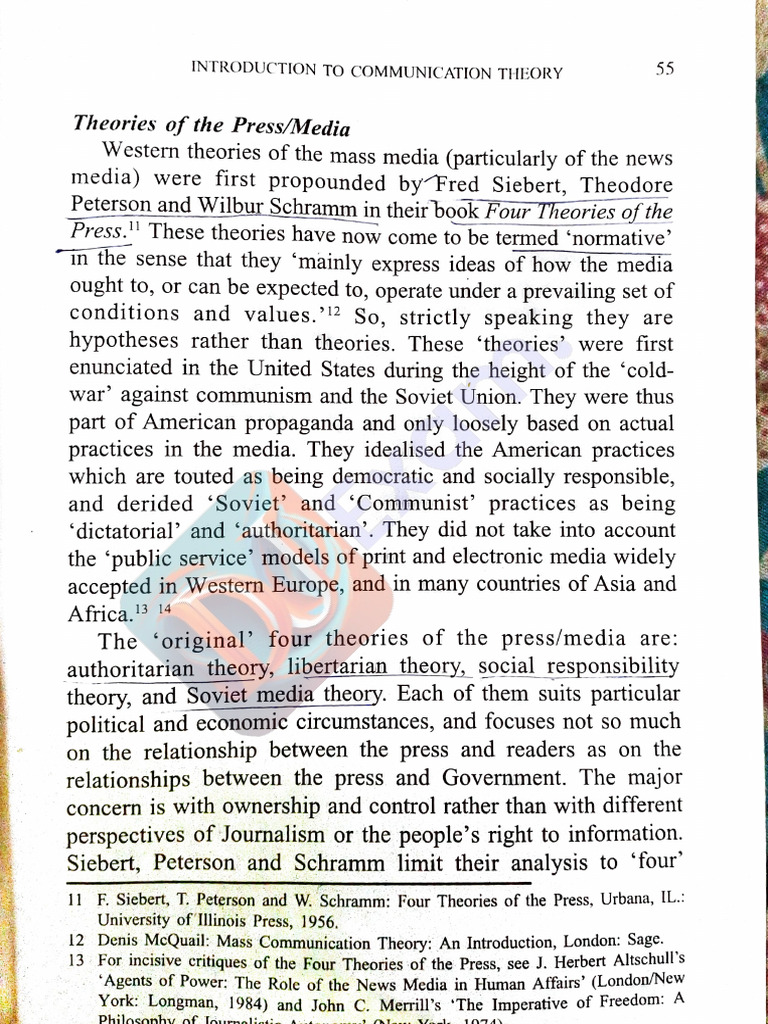 Normative Theories of Press Notes Du DuExam | PDF | Freedom Of Speech ...