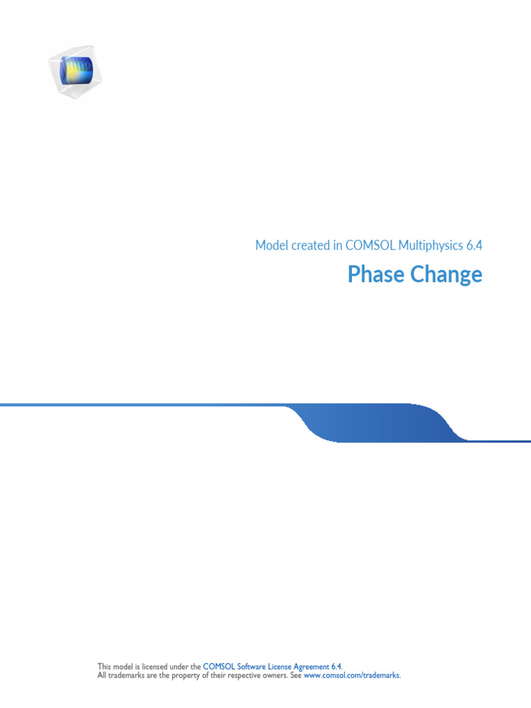 COMSOL Phase Change | PDF | Thermal Conduction | Heat
