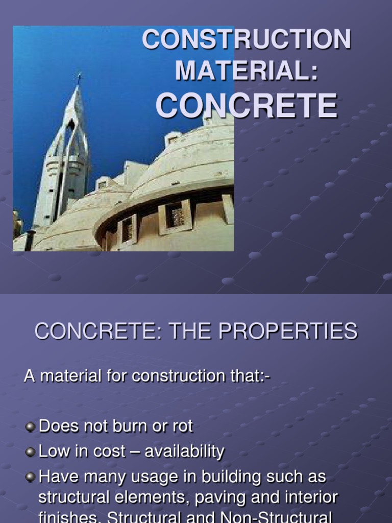 Concrete Properties and Processes | PDF | Construction Aggregate | Concrete