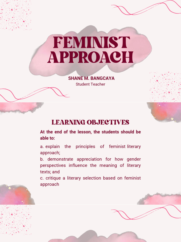 Feminist Approach (English10-Q3) | PDF | Feminism | Gender Studies