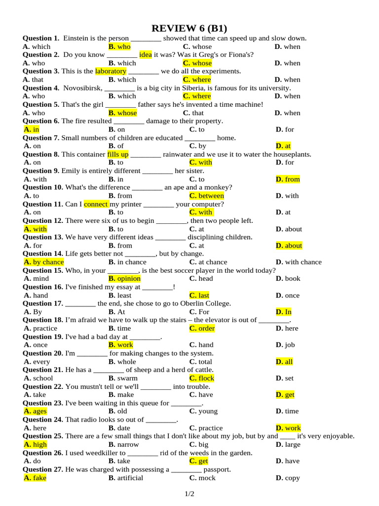 Review 16 18 | PDF | Science