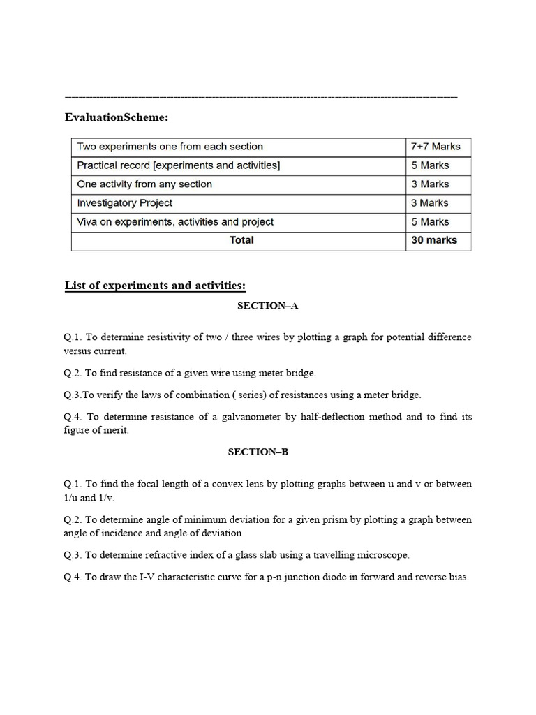 Practical Question Paper 25-26 | PDF