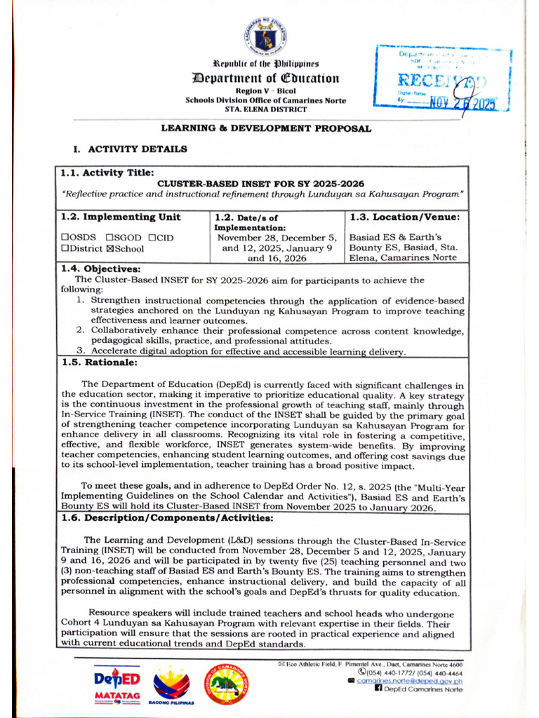 Learning& Development Proposal | PDF
