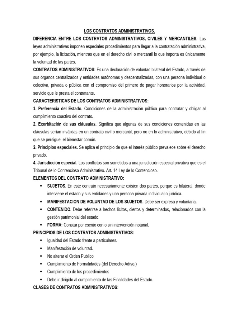 Los Contratos Administrativos | PDF | Justicia | Crimen y violencia