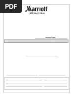 Marriott Explore Program Authorization Form | PDF