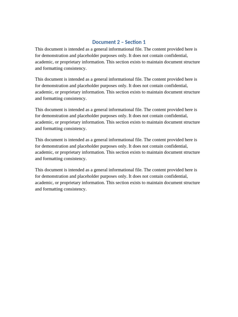 Dummy Document 2 | PDF | Sources | Written Communication