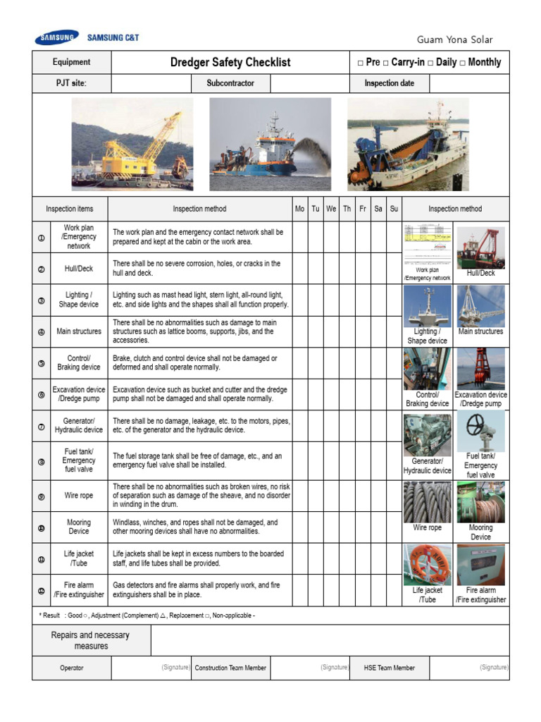 Bulldozer Safety Checklist | PDF | Valve