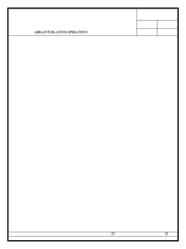 GI-0006 - 021 Abrasive Blasting Operations | PDF | Personal Protective ...