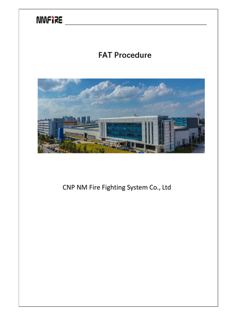 FAT Procedure - Summitmas Project | PDF | Pump | Engineering Tolerance