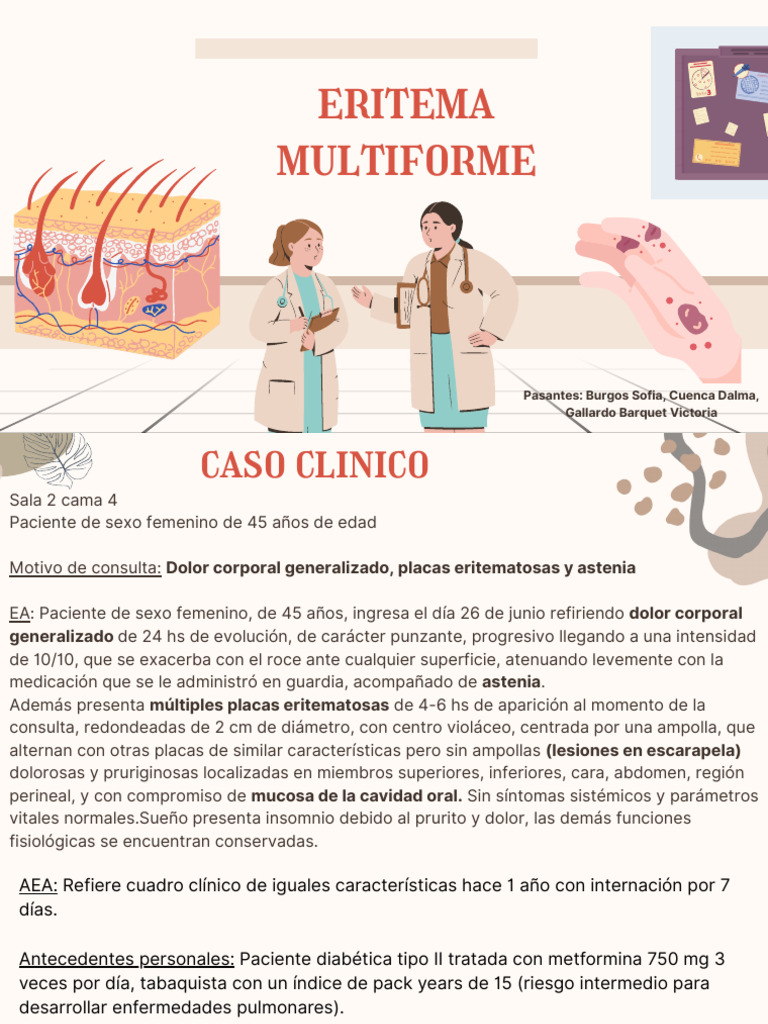 Ateneo Eritema Multiforme | PDF | Hospital | Especialidades Medicas