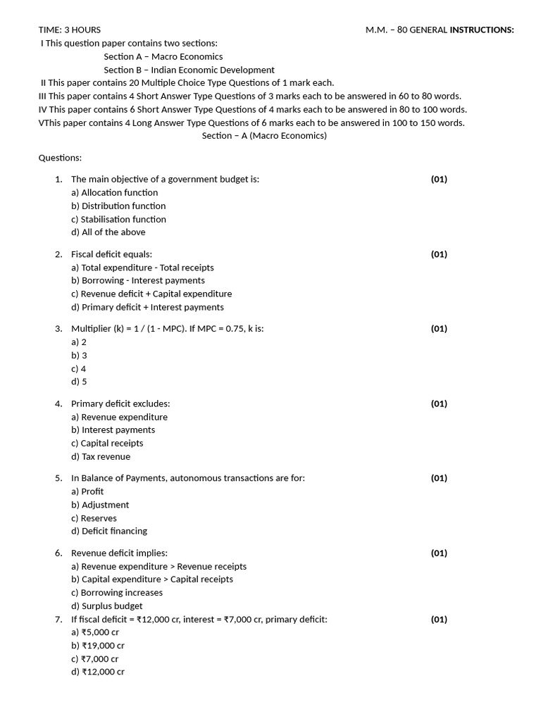 Eco Nidhi | PDF | Government Budget Balance | Fiscal Multiplier