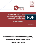 Proceso de Certificación Propuesta de Una Estrategai Didactica