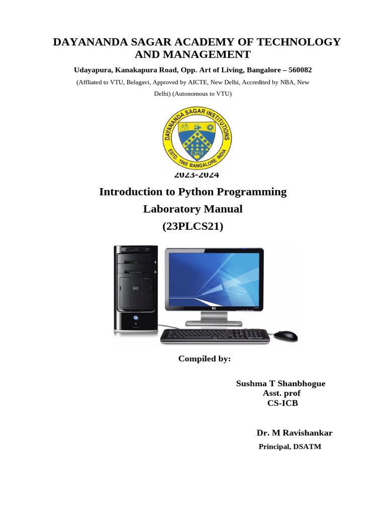Python Lab Manual 2nd Sem | PDF | Computer File | Regular Expression