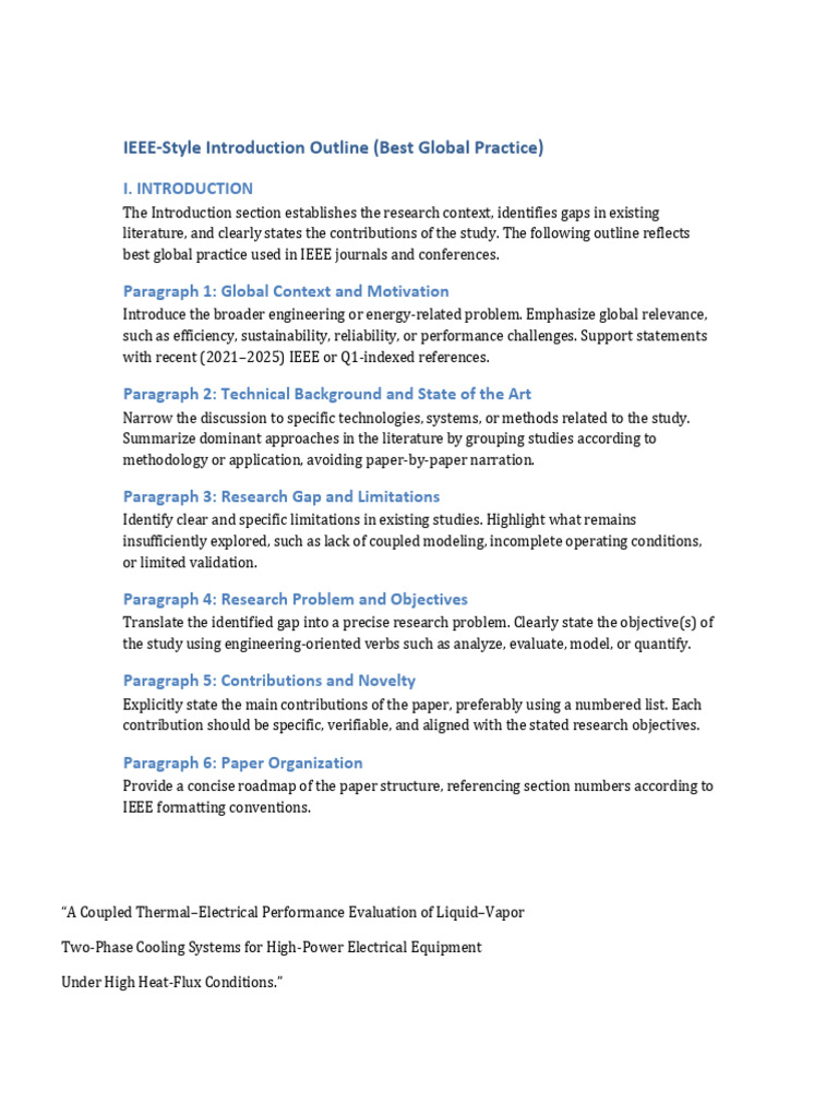 IEEE Introduction Outline v02 | PDF