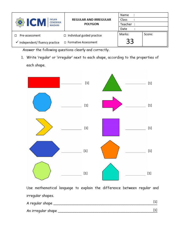 WS 2 Polygons | PDF