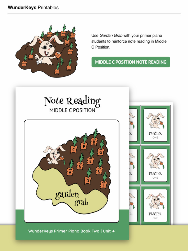 Garden Grab Note Reading | PDF