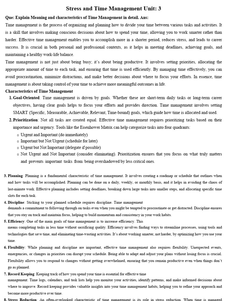 STM PPT | PDF | Time Management | Professional Skills