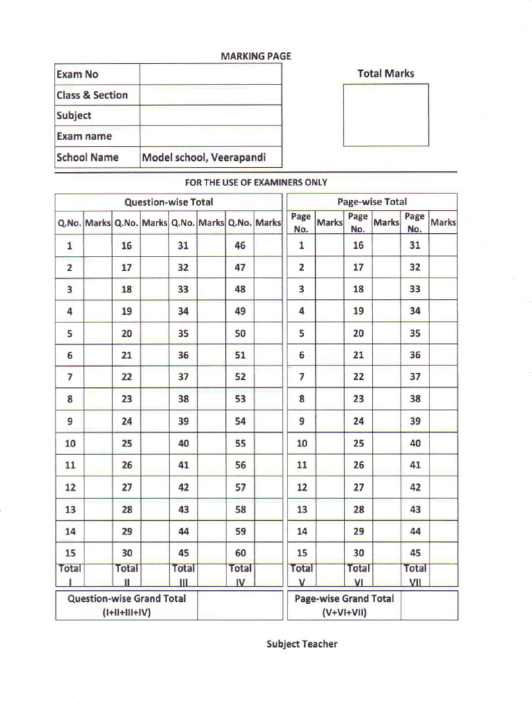 Model School | PDF