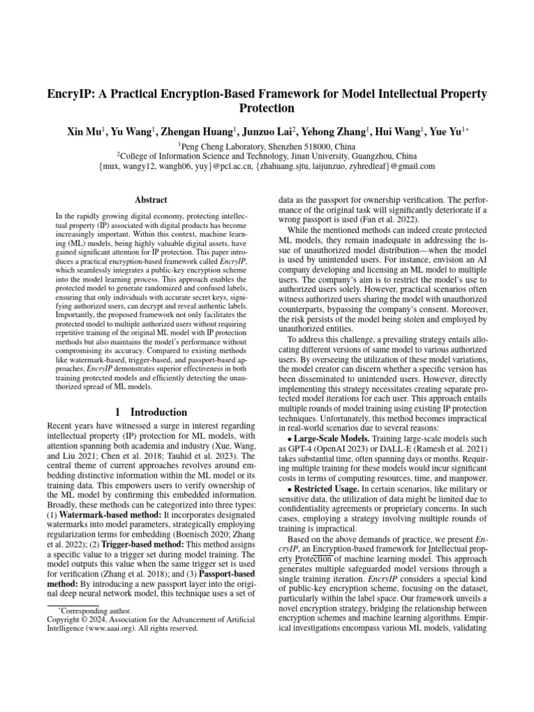 2312.12049v1 | PDF | Machine Learning | Encryption