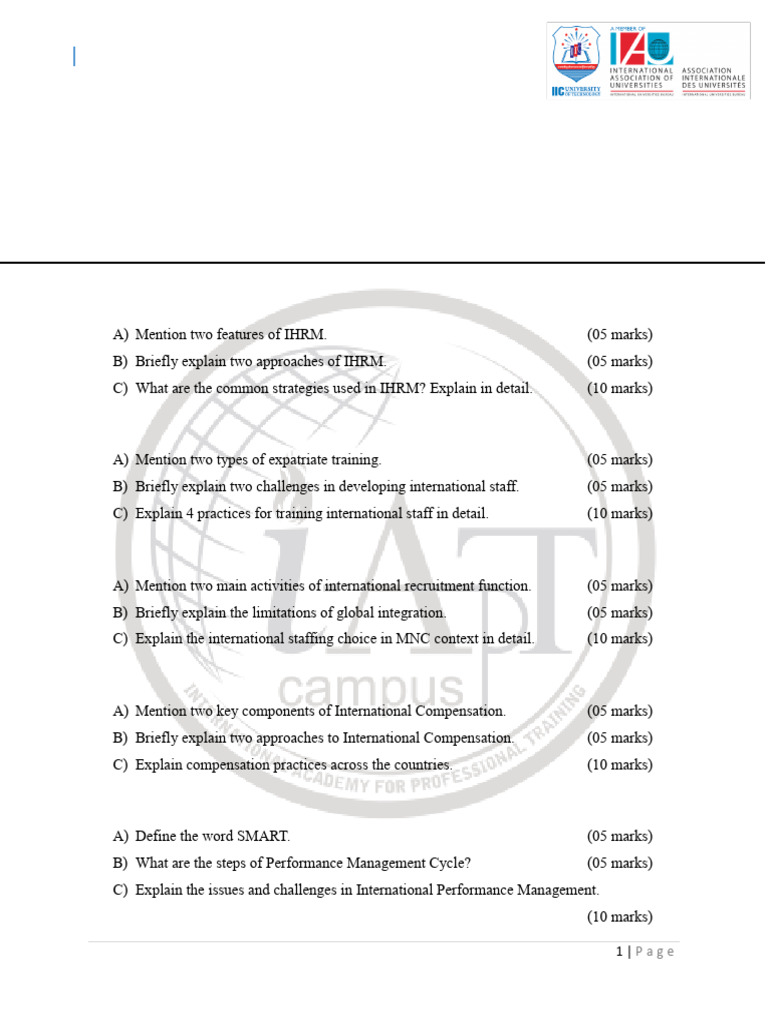 IHRM | PDF