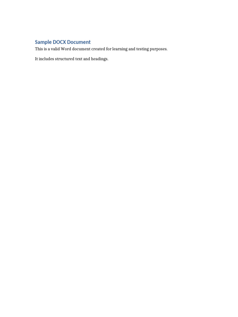 Sample Document | PDF