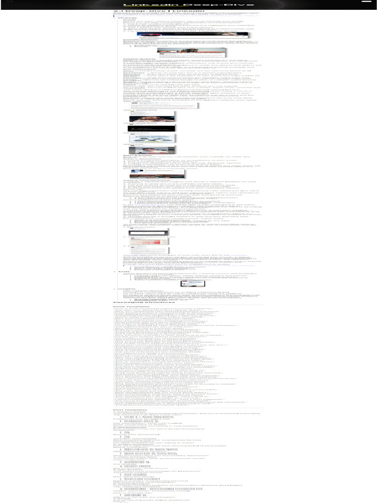 2 1 Deep Dive LinkedIn | PDF