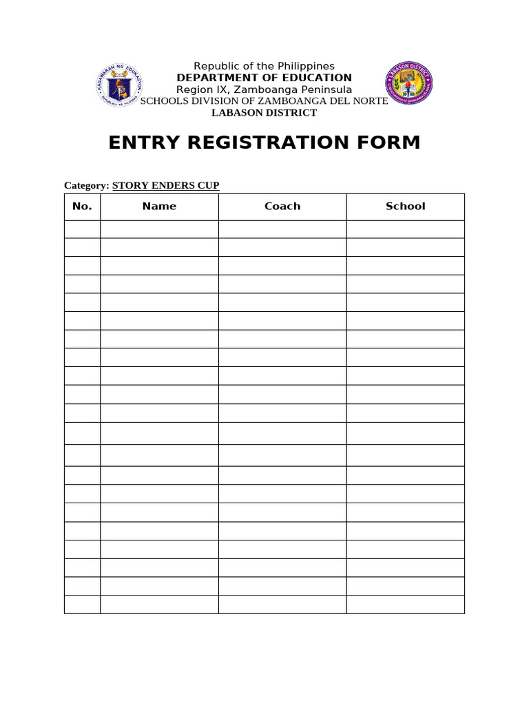 Registration Forms | PDF