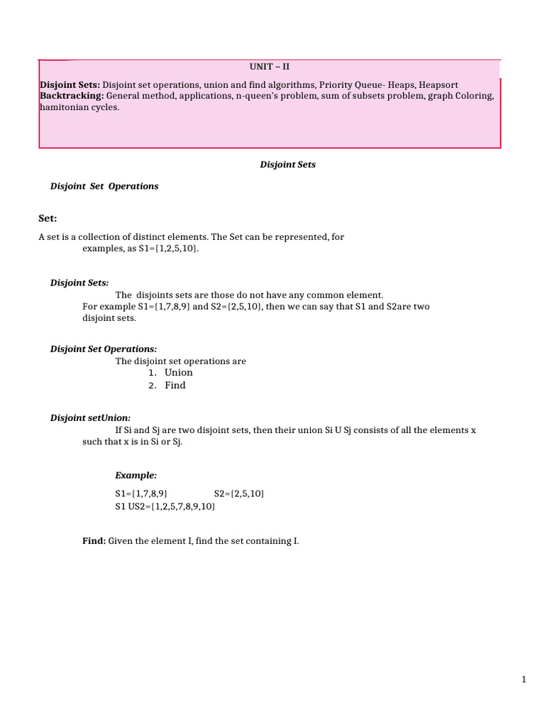 Daa Unit-2 | PDF | Algorithms And Data Structures | Theoretical ...