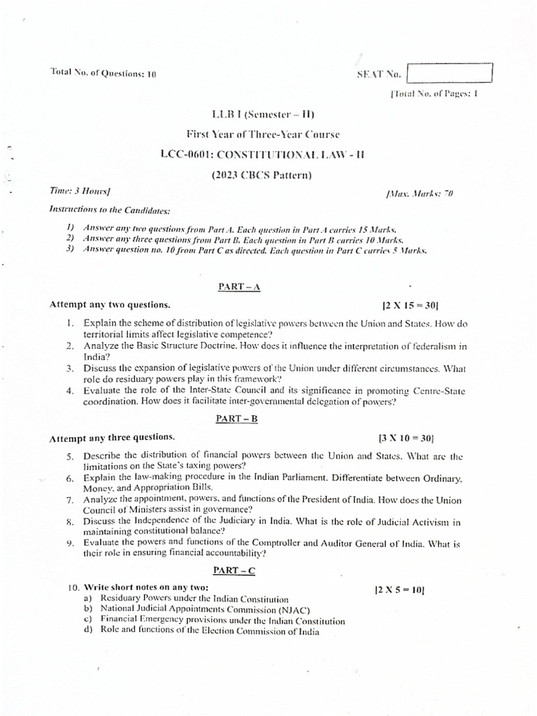 Semester 6 PYQ | PDF