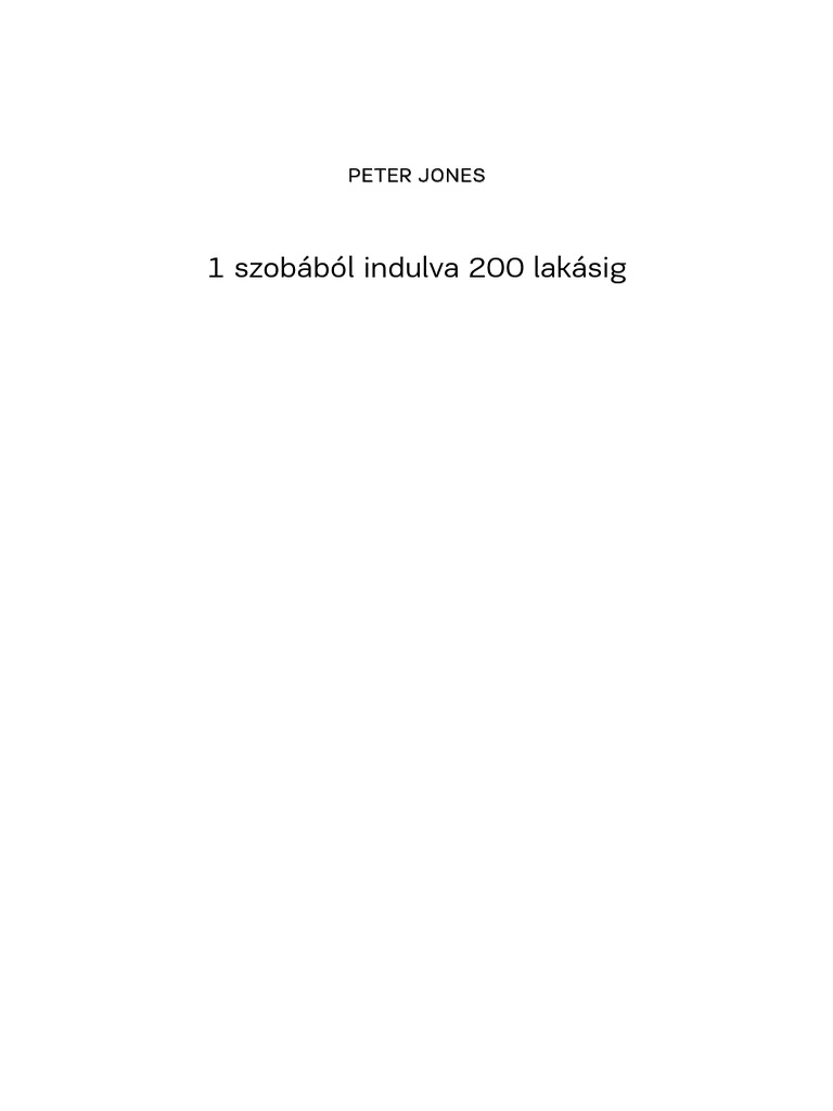 Peter Jones Ket Konyv Beleolvasni | PDF