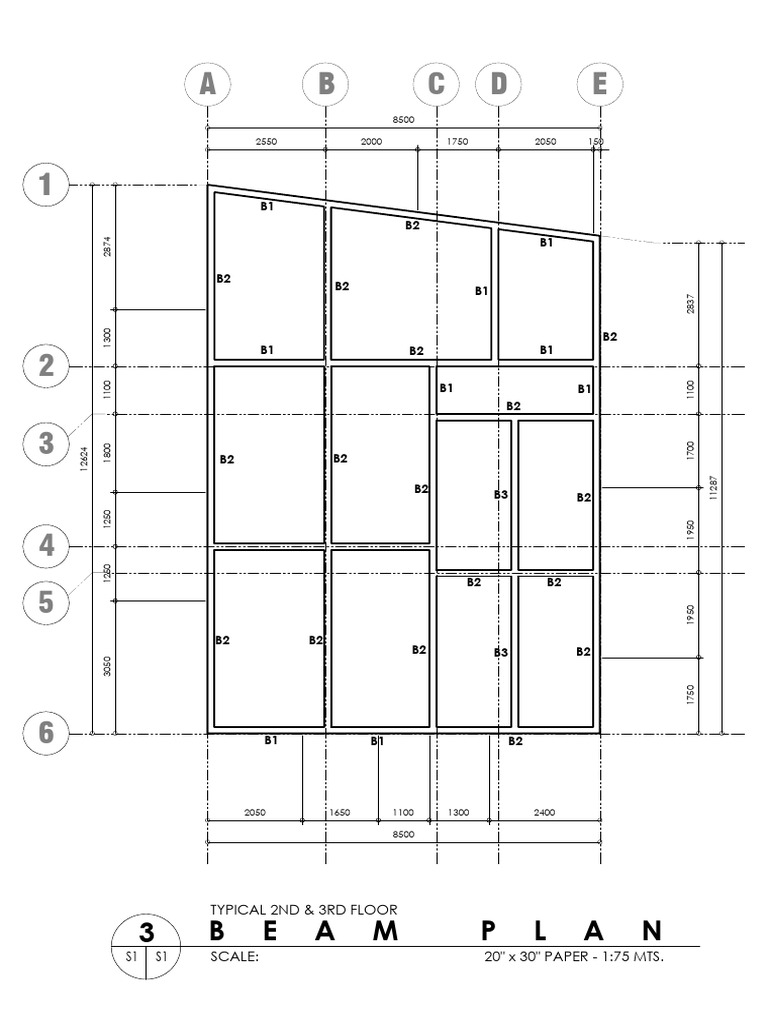 BEAM PLAN | PDF