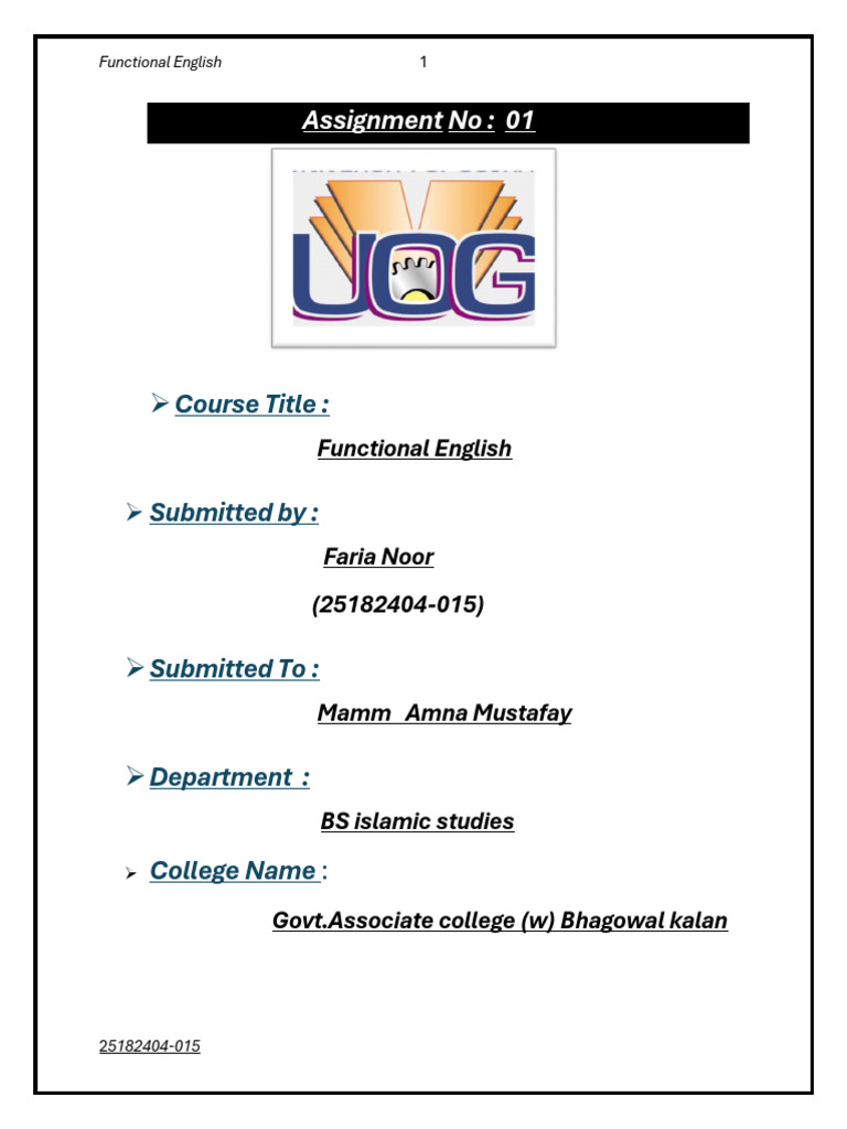 Functional English Roll #25182404-015 | PDF | Grammatical Tense ...