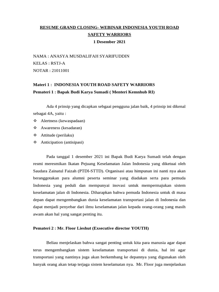 Anasya Musdalifah Syarifuddin - 210111001 - RSTJ A | PDF