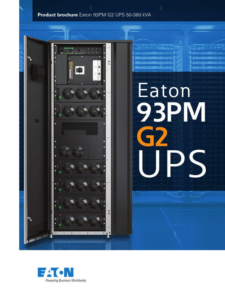 Eaton 93pm g2 Ups Brochure | PDF | Virtual Machine | Data Center