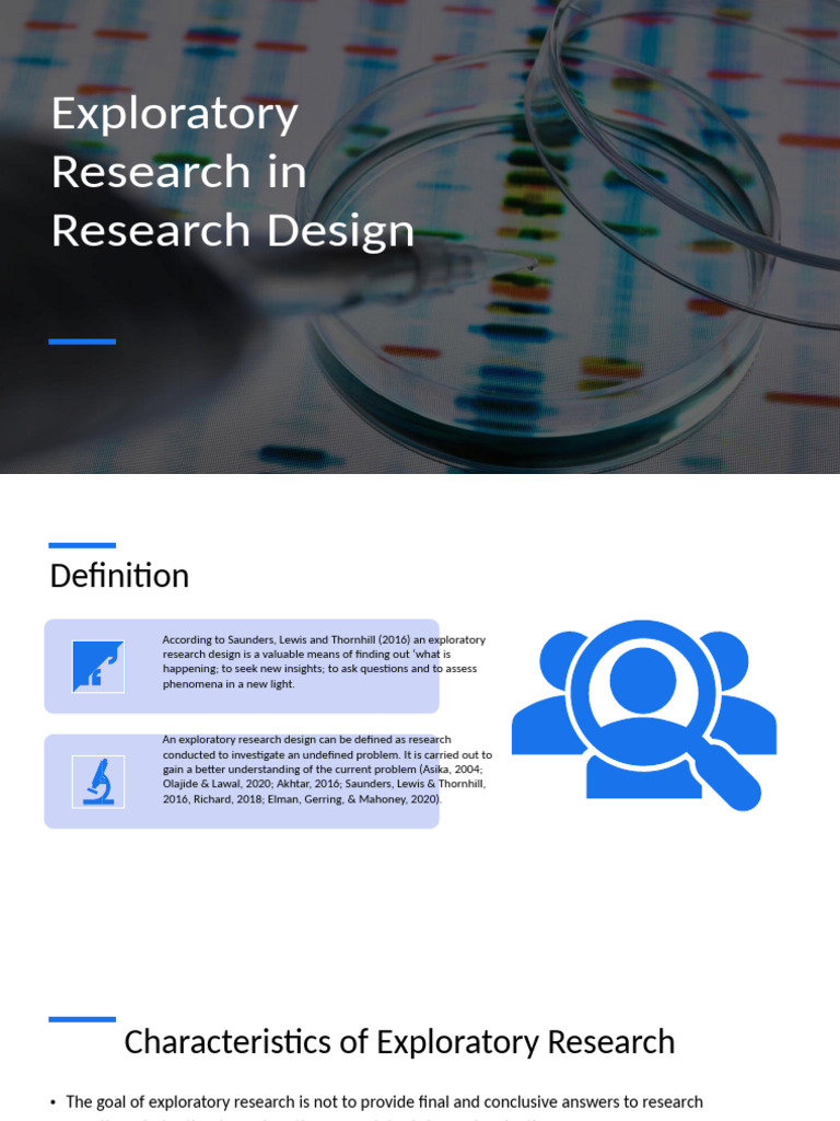 Exploratory Research Presentation | PDF | Methodology | Quantitative ...
