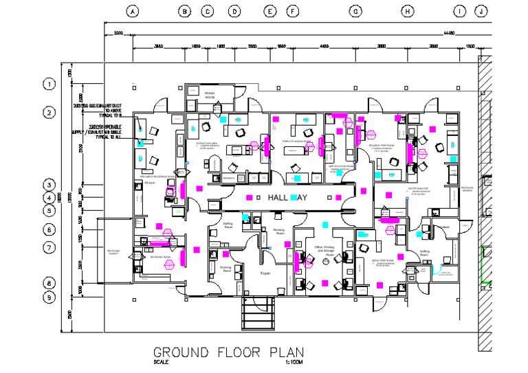 Ground Floor Plan 3 | PDF | Engineering Thermodynamics