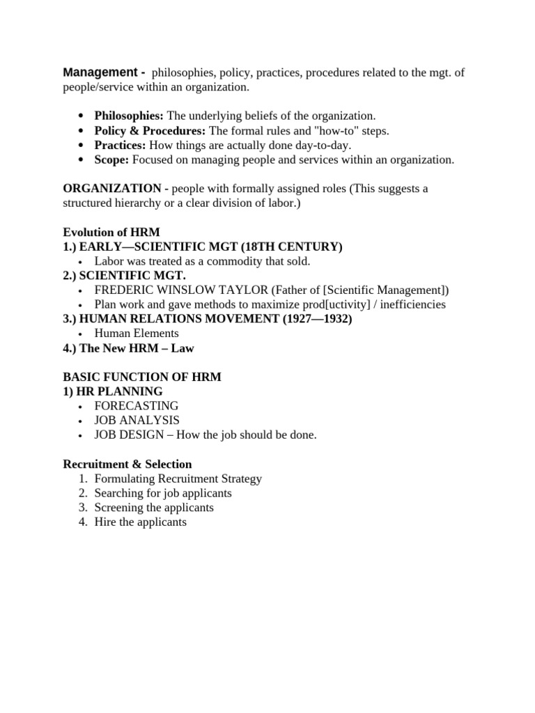 Management | PDF